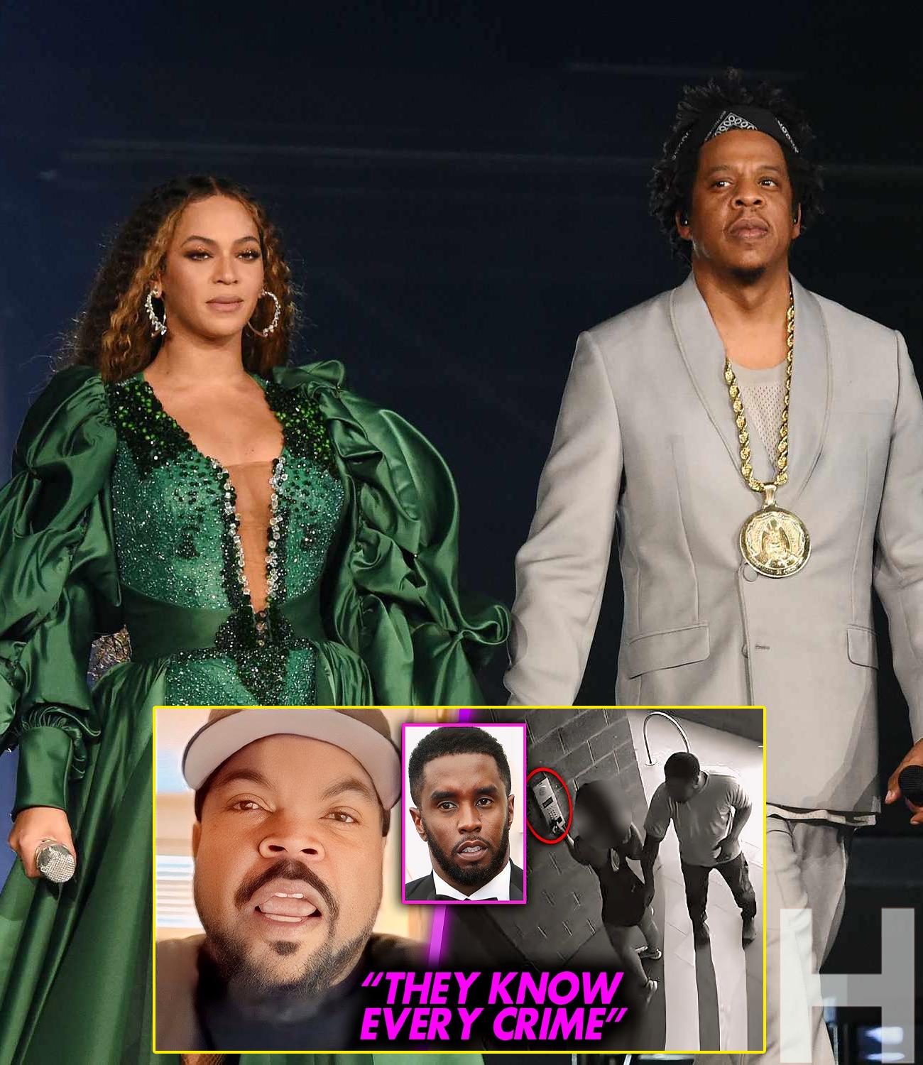 Ice Cube Shows PROOF Beyonce & Jay Z Tried To Cover Up For Diddy.. - News