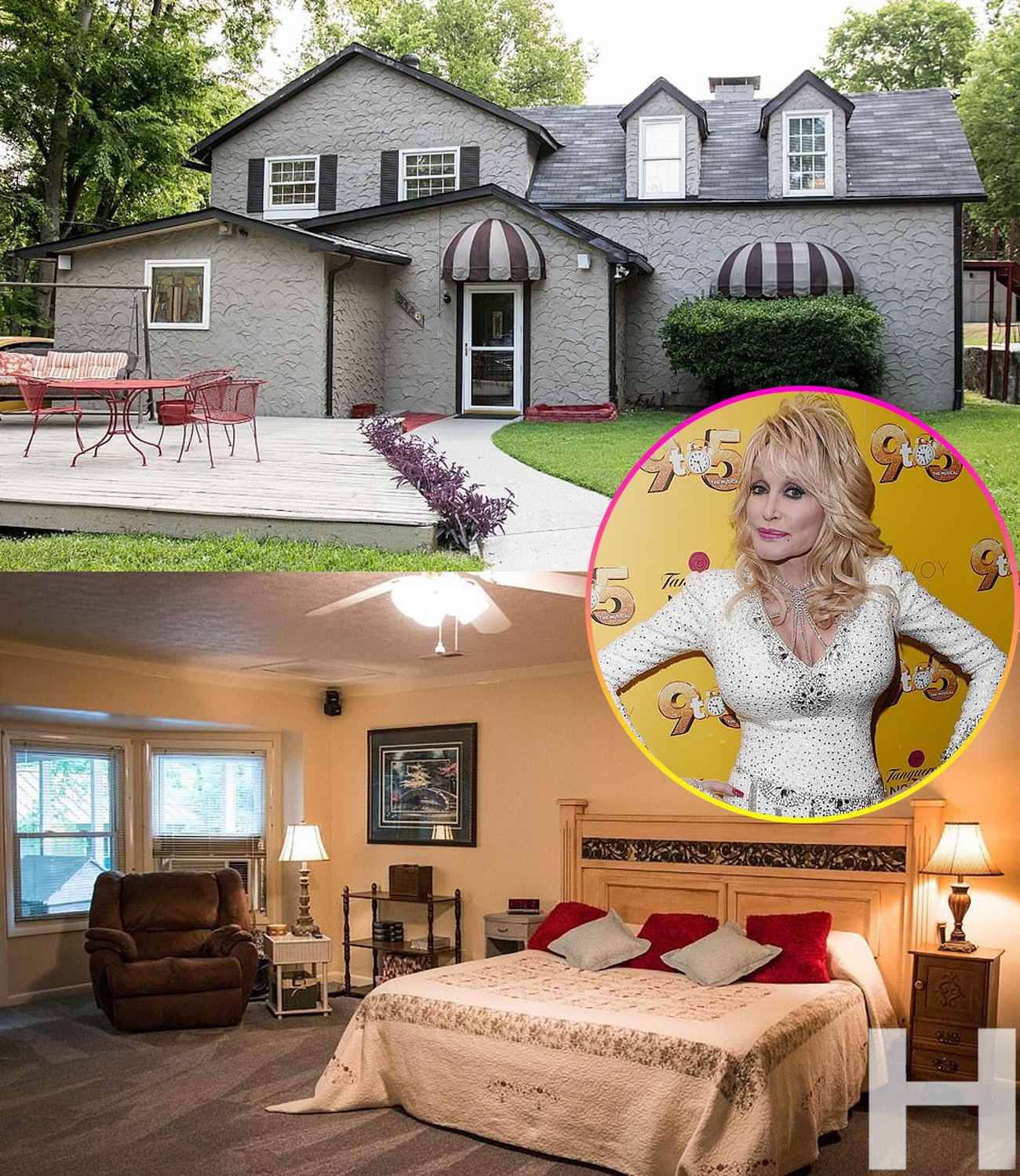 Perfect pad to come home to after your 9 to 5! Dolly Parton's four ...